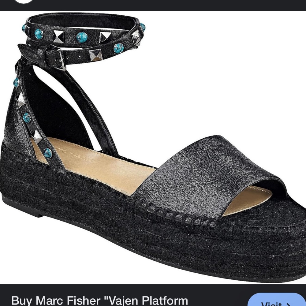 Marc Fisher Vajien Platform Espadrille Sandals